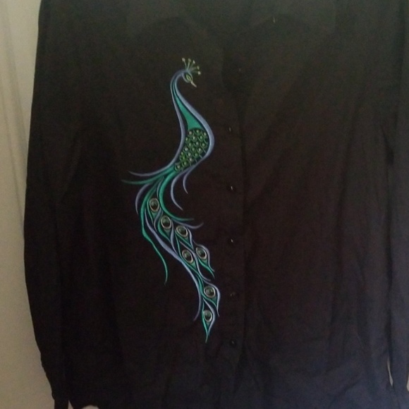 Bob Mackie Wearable Art Blouse - Picture 2 of 3